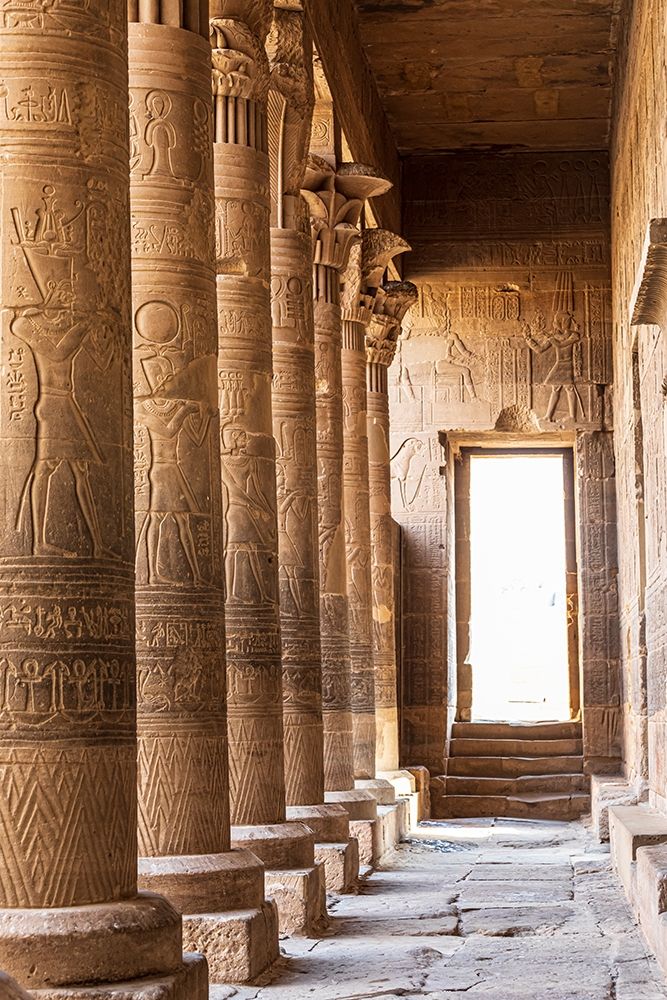 Africa-Egypt-Aswan Philae Temple on Agilkia Island in the Nile River